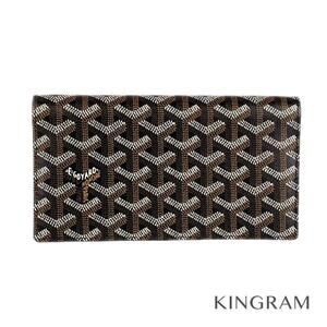 Goyard Herringbone Richelieu Black Leather Wallet